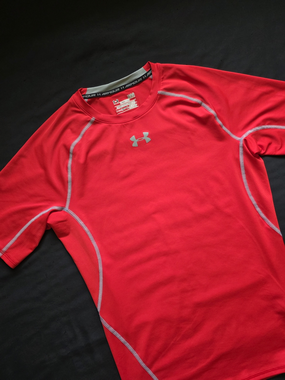 Under Armour Men's Red Short-Sleeve Performance Compression Shirt
